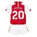 Arsenal Jorginho Frello #20 Barnkläder Hemma matchtröja till baby 2023-24 Kortärmad (+ Korta byxor) Billigt